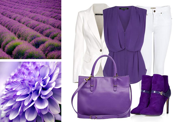 Фиолетовый цвет в одежде | Цветопсихология