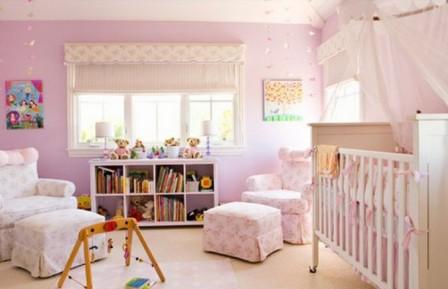 Цветовое оформление детской комнаты